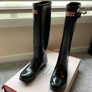 Hunter Original Gloss boots sz 10